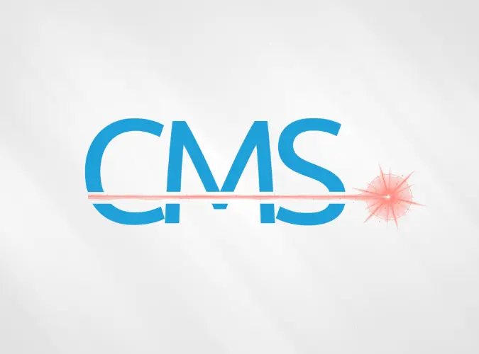cms primary logo on gradient background